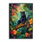 Stupell Industries Wild Side Black Leopard Framed Giclee, design by Petal Prints Design